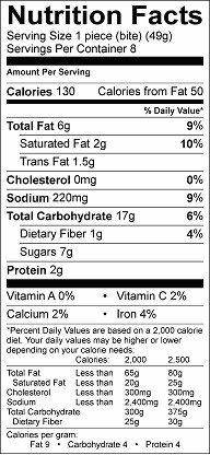apple pie bites label