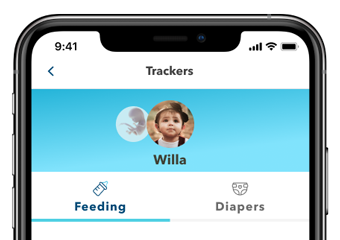 track feedings and diaper changes on the pregnancy app on your phone